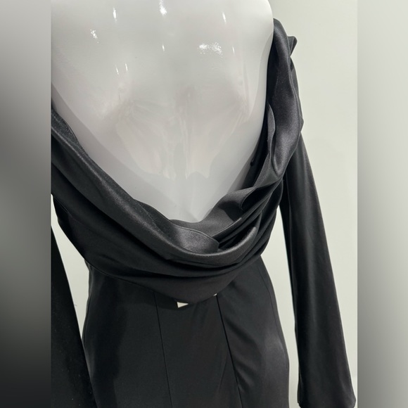 $4990 Danielle Frankel Noa Crepe Satin Gown size 8 - Picture 11 of 12